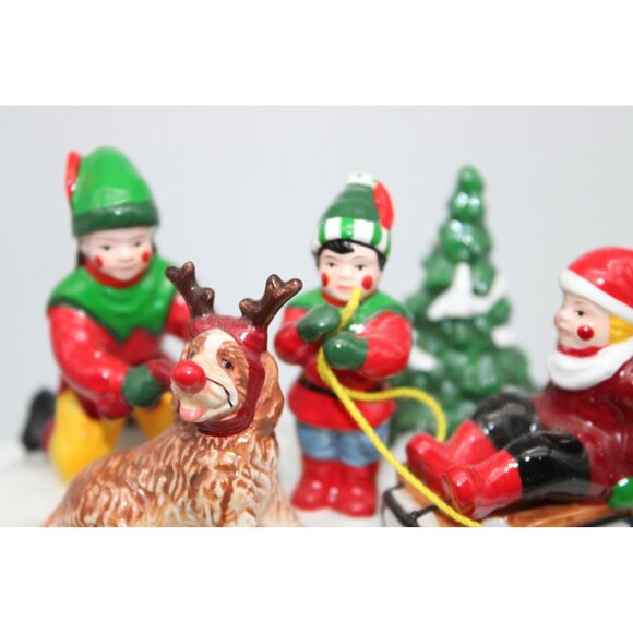 Dept 56 Snow Village - Santa's Little Helpers - Picture 2 of 5